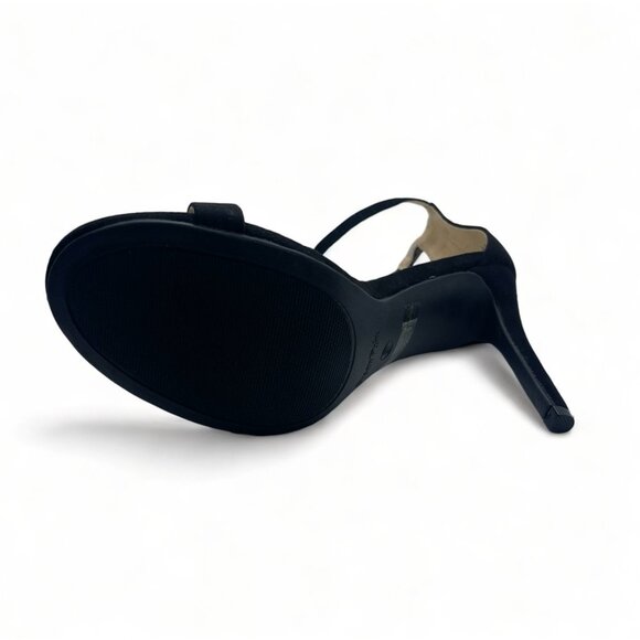 Dream Pairs High Heel Sandals Size 9 Black Open Toe Ankle Strap Women's - Picture 3 of 7